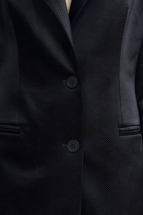 Kolosova | Dopasowana marynarka z wytłoczonym wzorem gadów