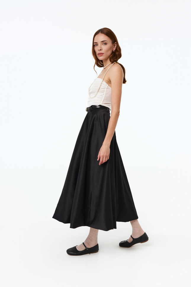 Kolosova | Black balloon skirt