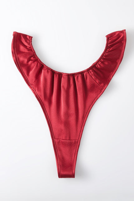 Soft Strokes Silk | Ruby Float T-String Panties