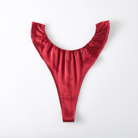 Soft Strokes Silk | Ruby Float T-String Panties