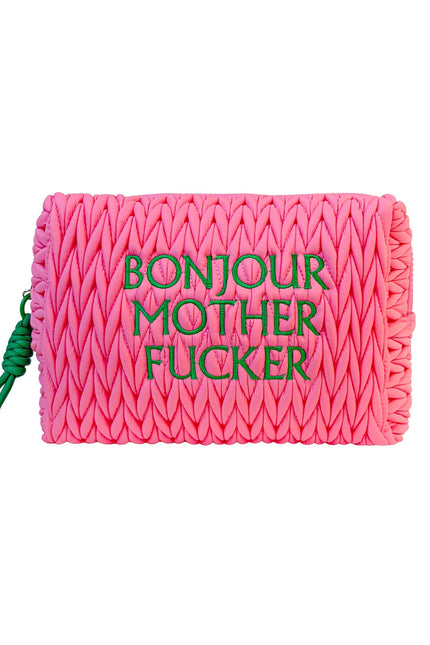 Lilly Loves | Pink Bonjour MF Cosmetic Bag