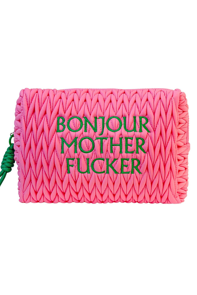 Lilly Loves | Pink Bonjour MF Cosmetic Bag