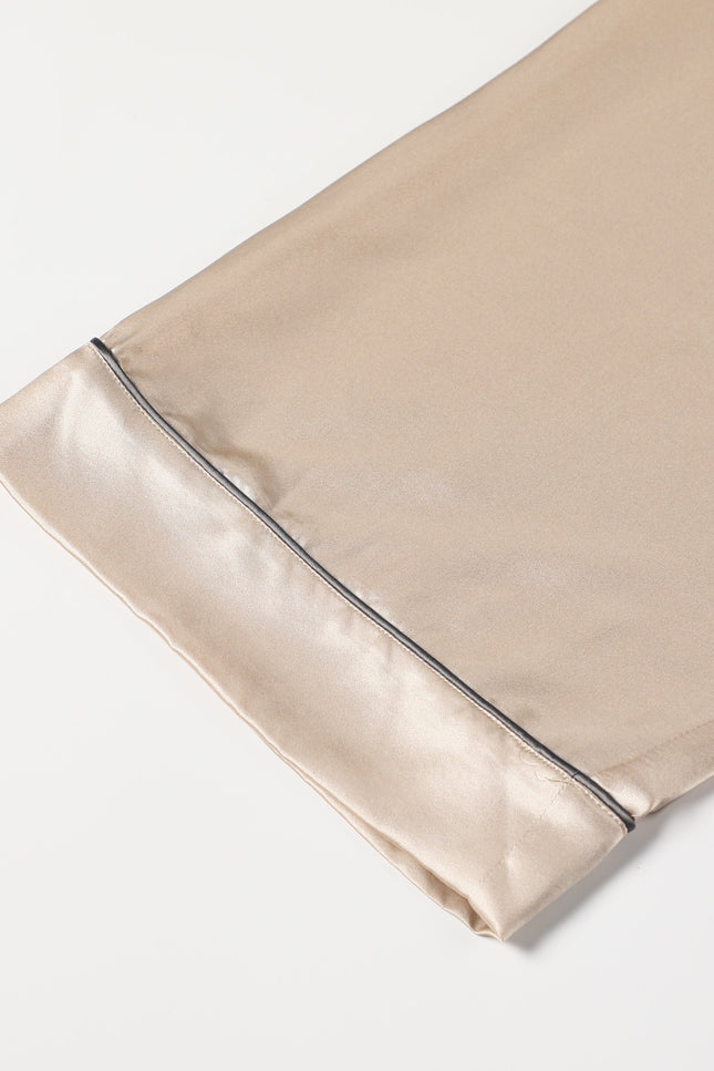 Soft Strokes Silk | Pasithea Beige Kimono Robe