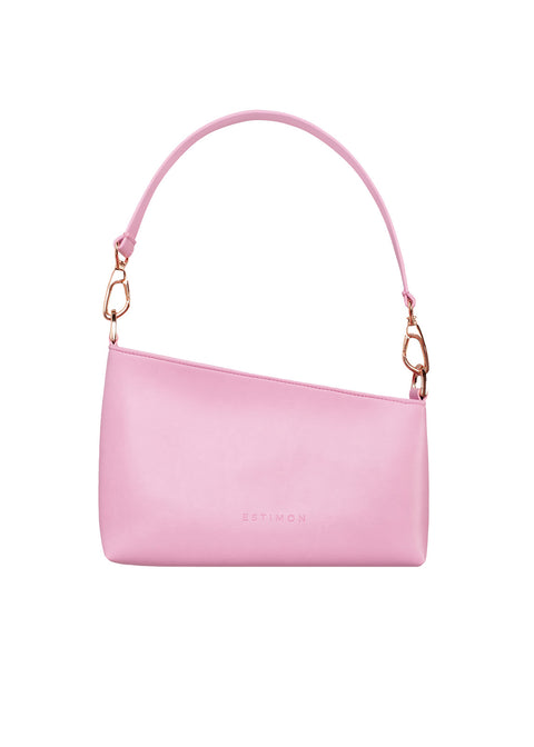 Estimon | Shoulder bag Sliced Baguette corn leather pink