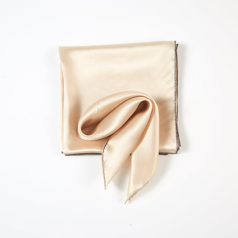 Soft Strokes Silk | Sand Beach Square Shawl