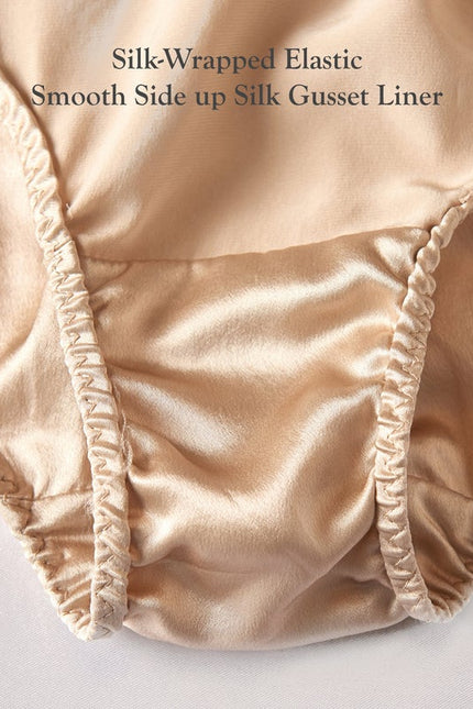 Soft Strokes Silk | Beige Float Bikini Panties