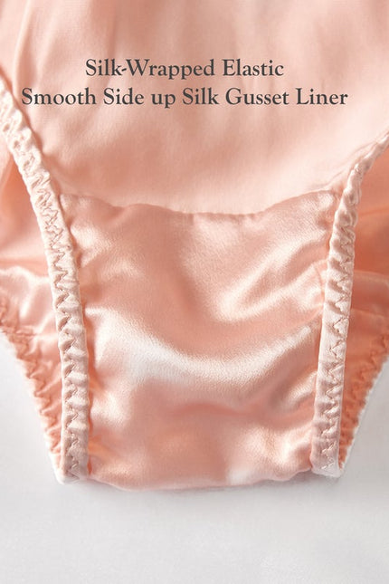 Soft Strokes Silk | Baby Pink Float French Cut Panties