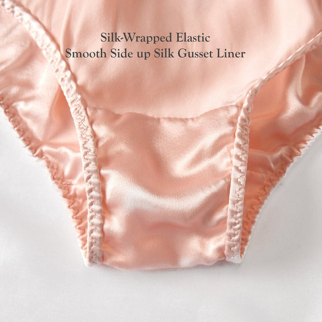 Soft Strokes Silk | Baby Pink Float French Cut Panties