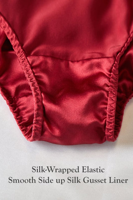 Soft Strokes Silk | Ruby Float French Cut Panties