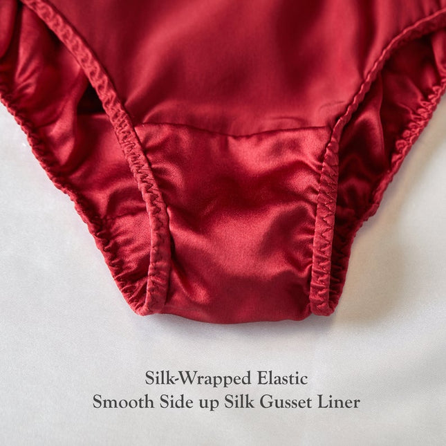 Soft Strokes Silk | Ruby Float Bikini Panties