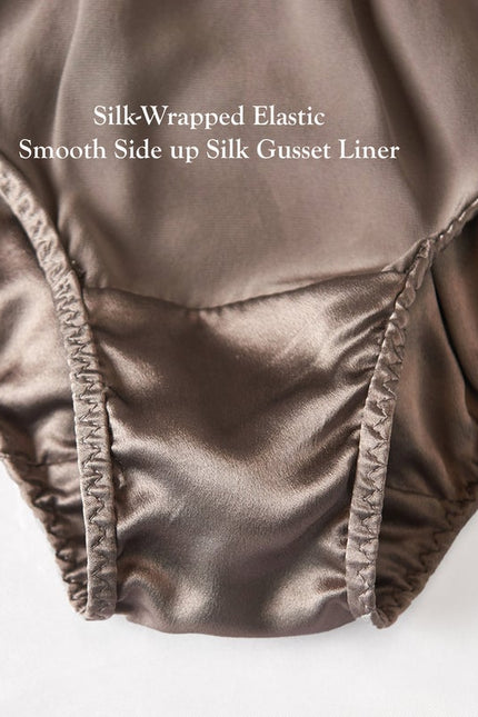 Soft Strokes Silk | Taupe Float Bikini Panties