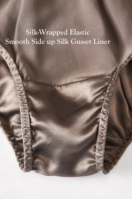 Soft Strokes Silk | Taupe Float French Cut Panties