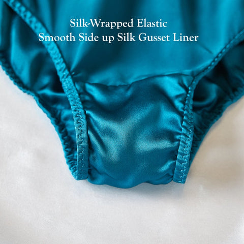 Soft Strokes Silk | Turquoise Float French Cut Panties