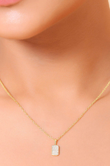 Arvino | Crystal Bullion Finery Pendant Necklace