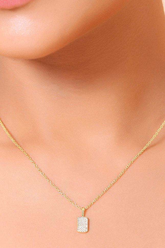 Arvino | Crystal Bullion Finery Pendant Necklace