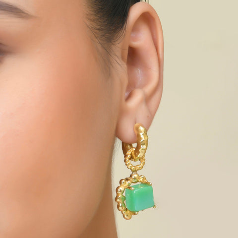 Arvino | Chrysoprase Enchanter Drops in 92.5 Sterling Silver
