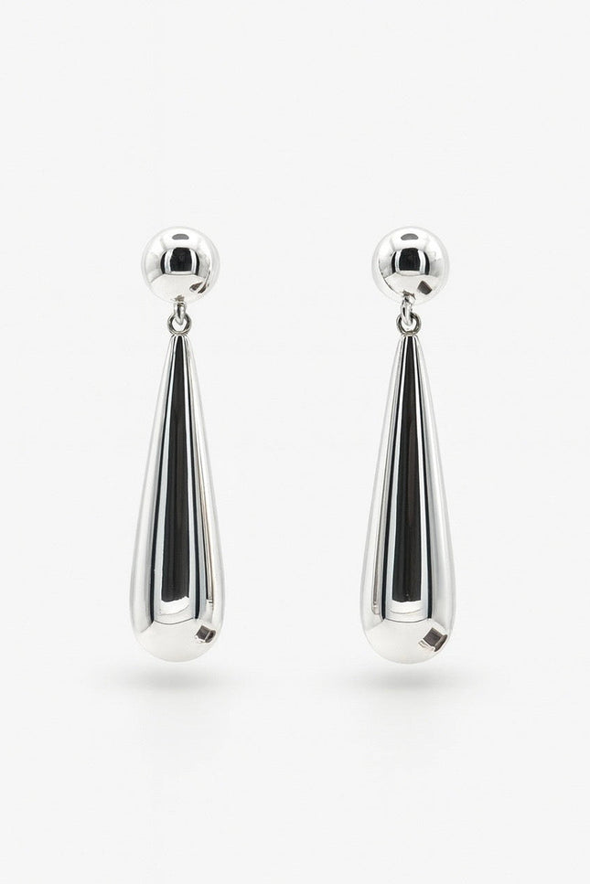 Miss Cecilia | Solace Drop Earrings In Silver
