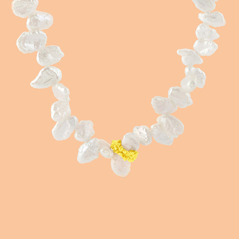 Arvino | Elongated Pearl Riviere Chain necklace