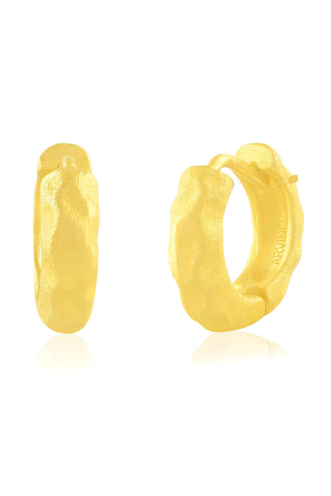 Arvino | Kolczyki Huggie w kropki