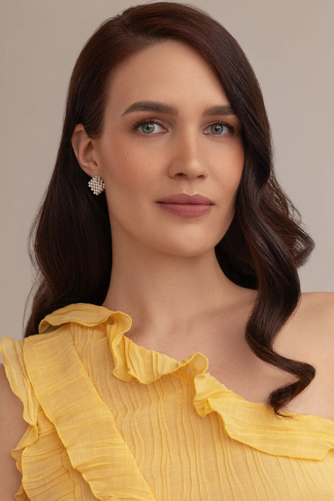 Pas de Marque | 925 sterling silver earrings Le Rhombe