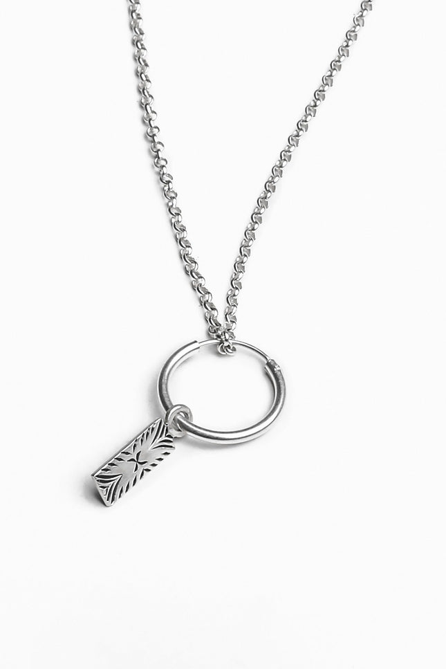 Yelli Jewels | 2-in-1 Pendant Necklace / Hoop earring