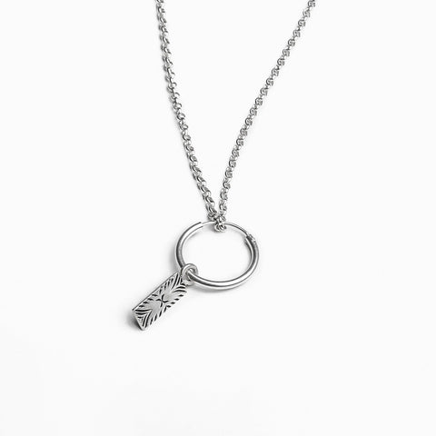 Yelli Jewels | 2-in-1 Pendant Necklace / Hoop earring