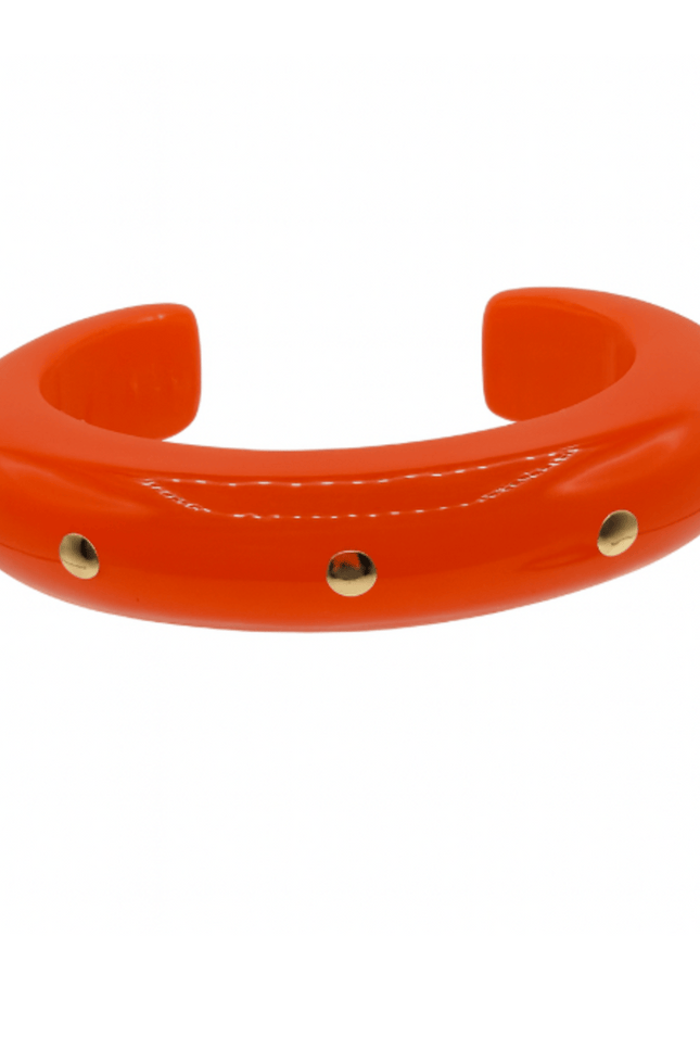 Michael Nash Jewelry | Ingrid Orange Gold Studded Cuff