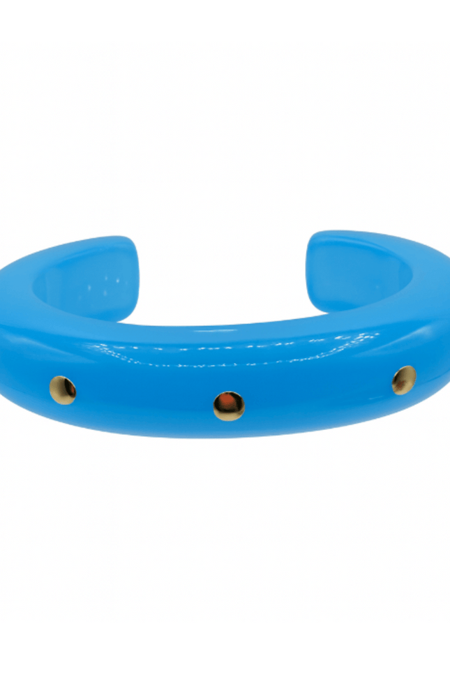 Michael Nash Jewelry | Ingrid Turquoise Gold Studded Cuff