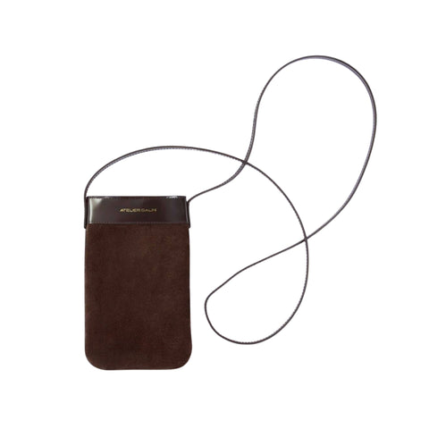Atelier Galin | Mila Phone Bag - Choco