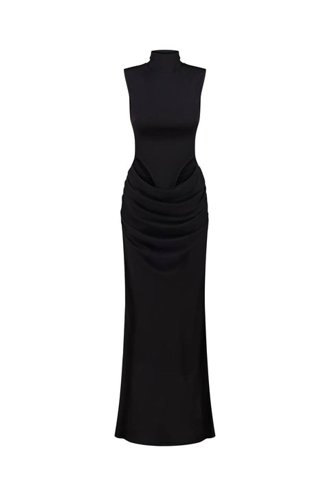 Kolosova | High-Cut Bodysuit Dress