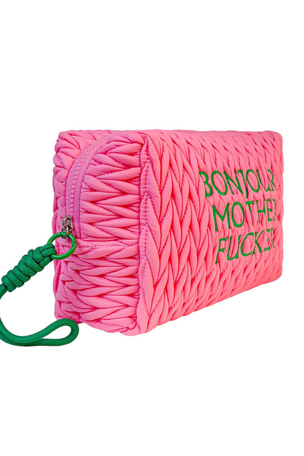 Lilly Loves | Pink Bonjour MF Cosmetic Bag