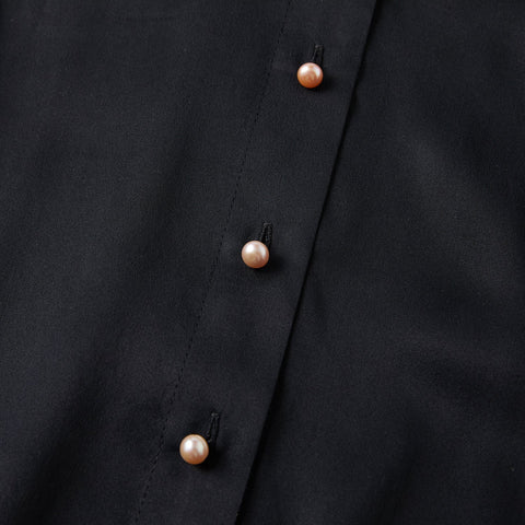 Soft Strokes Silk | Pointed Collar Fitted Ariel Blouse