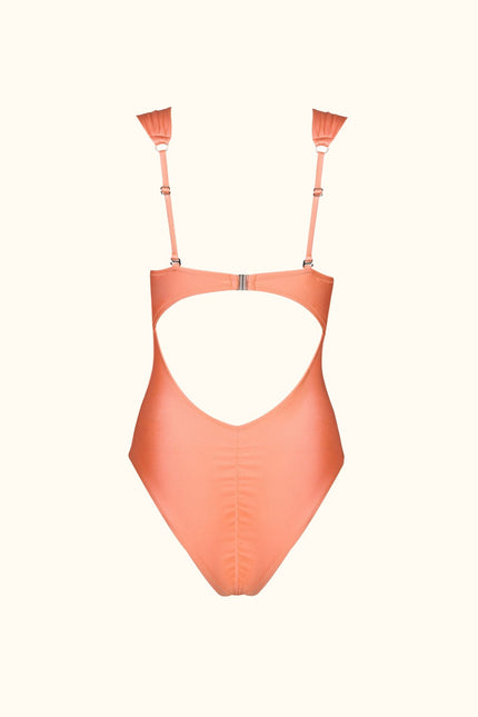 Say no more I Magnolia Peach Push Up One Piece