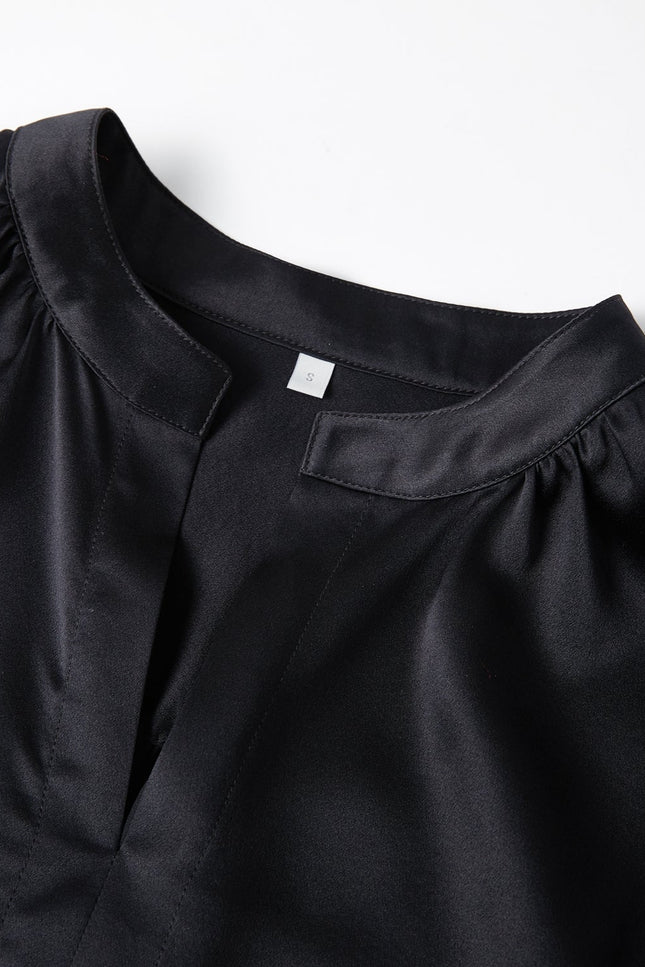 Soft Strokes Silk | Long Sleeve Y-neck Eshonai Blouse