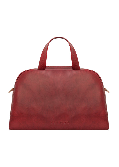 Estimon | Briefcase Bowling corn leather wine