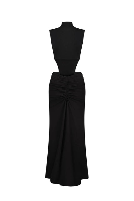 Kolosova | Black And White Maxi Dress