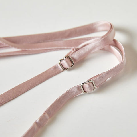 Soft Strokes Silk | River Nymph Pink Slip Mini Dress