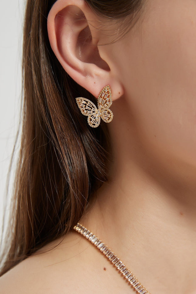 Miss Cecilia | Butterfly Ear Studs