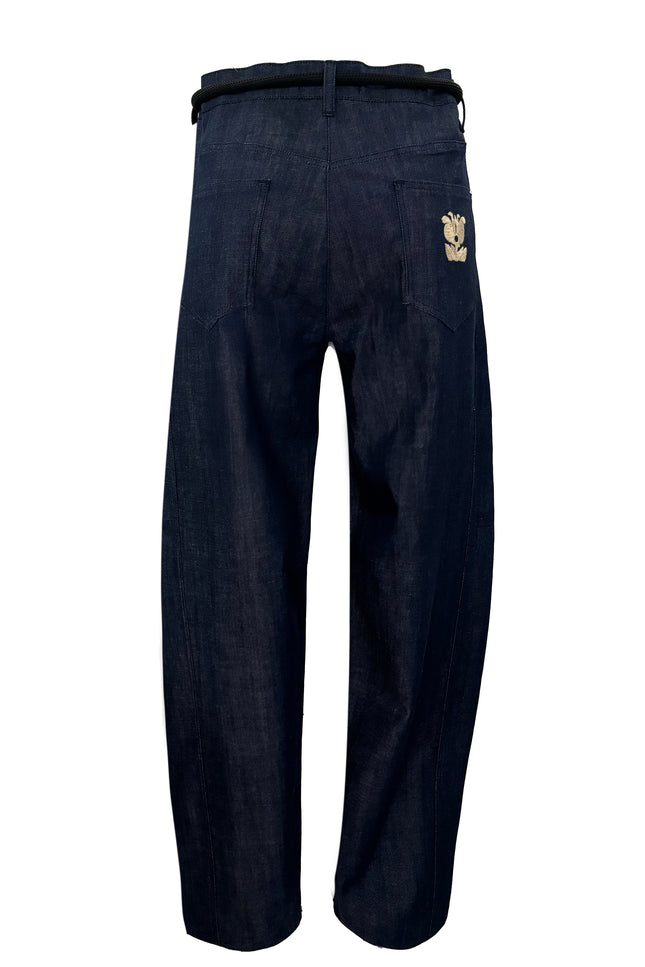 Anna Led | Balloon High Rise Barrel Leg Jeans