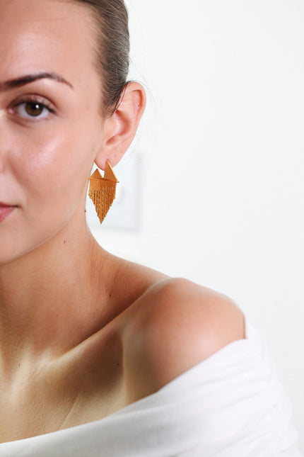 Miss Cecilia | Vega Fringe Earrings