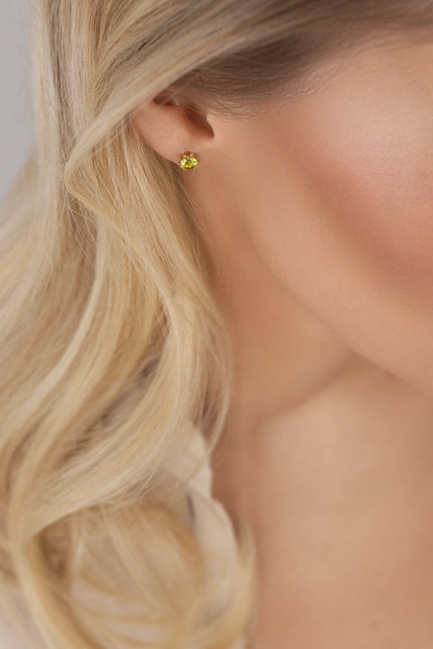 Pas de Marque | Rose quartz single single earring Clou