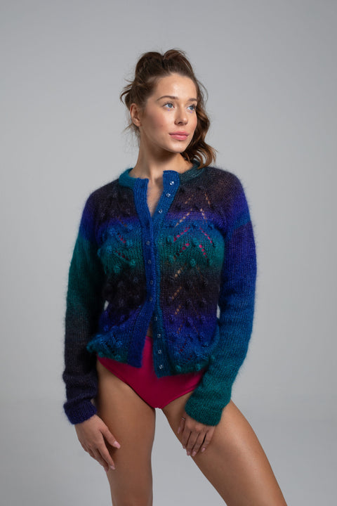 Color My Space I Sweter Rainbow Water