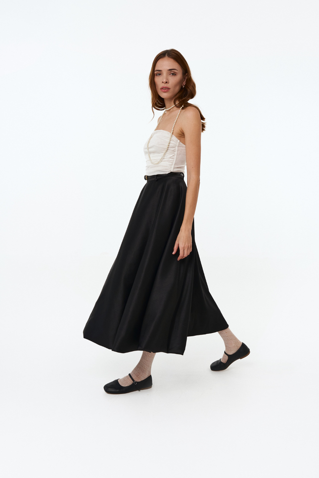 Kolosova | Black balloon skirt