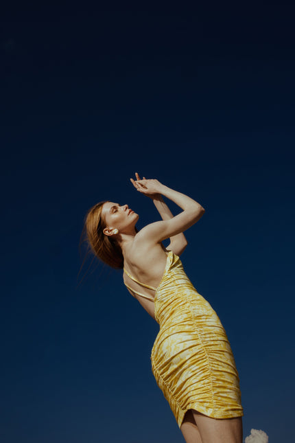 Five p.m. | Como Corfu Mini Dress yellow