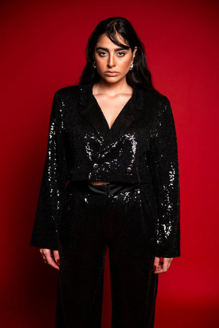 Five p.m. | Dark Crop Blazer