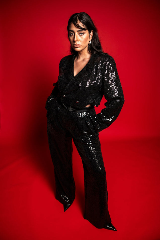 Five p.m. | Dark Crop Blazer