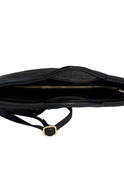 Lilly Loves | Be more Dolly Black Vegan Leather Clutch
