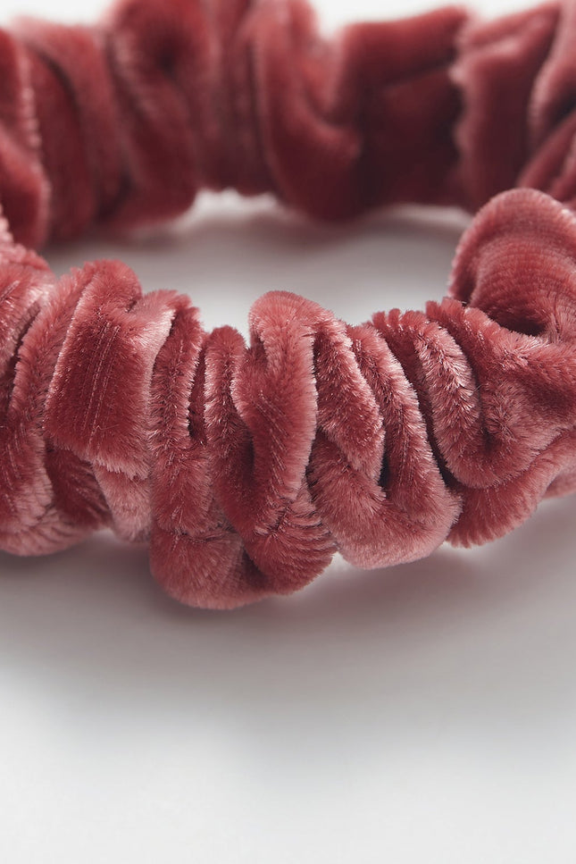 Soft Strokes Silk | Velvet Handmade Lipstick Hair Band Set of Two