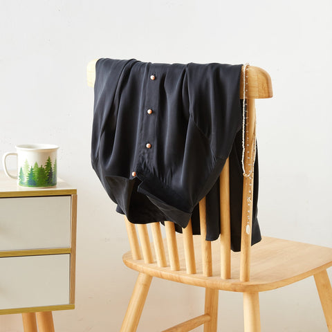 Soft Strokes Silk | Pointed Collar Fitted Ariel Blouse