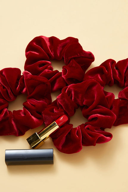 Soft Strokes Silk | Velvet Handmade Lipstick Hair Band